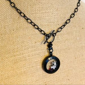 New Origami Owl 16” chain & med locket & charms